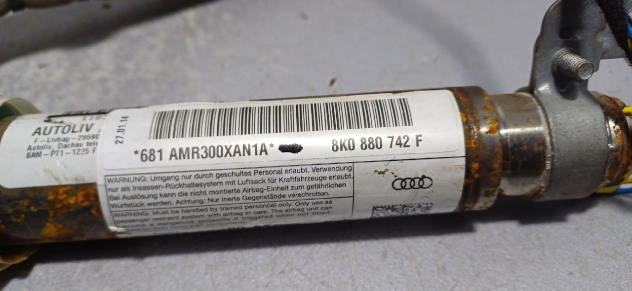 DIJELOVI KROVNI AIRBAG AUDI A4 (B8) > 12-15 8K0880742F