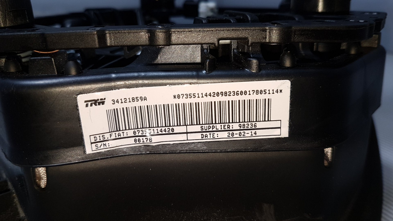 DIJELOVI AIRBAG VOLANA FIAT QUBO > 08-16 34121859A