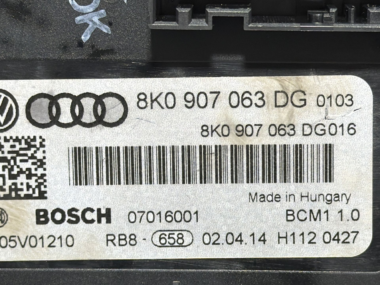 DIJELOVI BCM ELEKTRONIKA AUDI A4 (B8) > 12-15 2.0 8K0907063DG