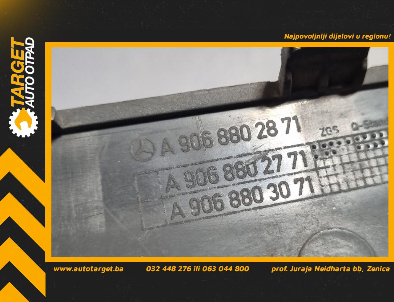 PLASTIKA BRANIKA MERCEDES SPRINTER > 06-13 A9068802871