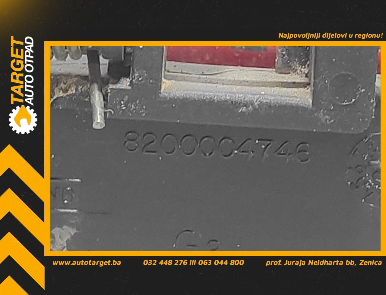 DIJELOVI RUCKA VRATA RENAULT LAGUNA > 01-05 8200004746