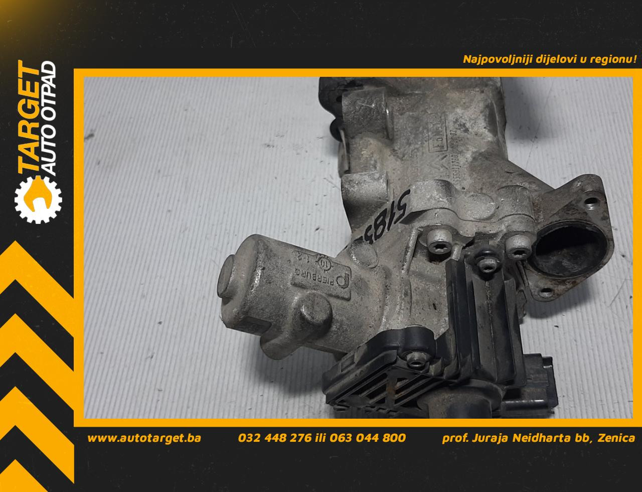 DIJELOVI EGR CITROEN C6 > 05-12 2.2 9656911780