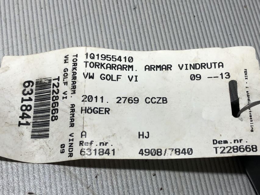 DIJELOVI BRISAC VW GOLF 6 > 08-12 1Q1955410