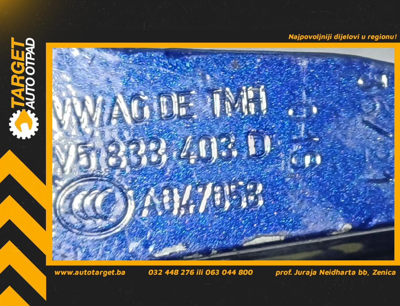 DIJELOVI BAGLAMA VW ID.3 > 19- 8V5833403D