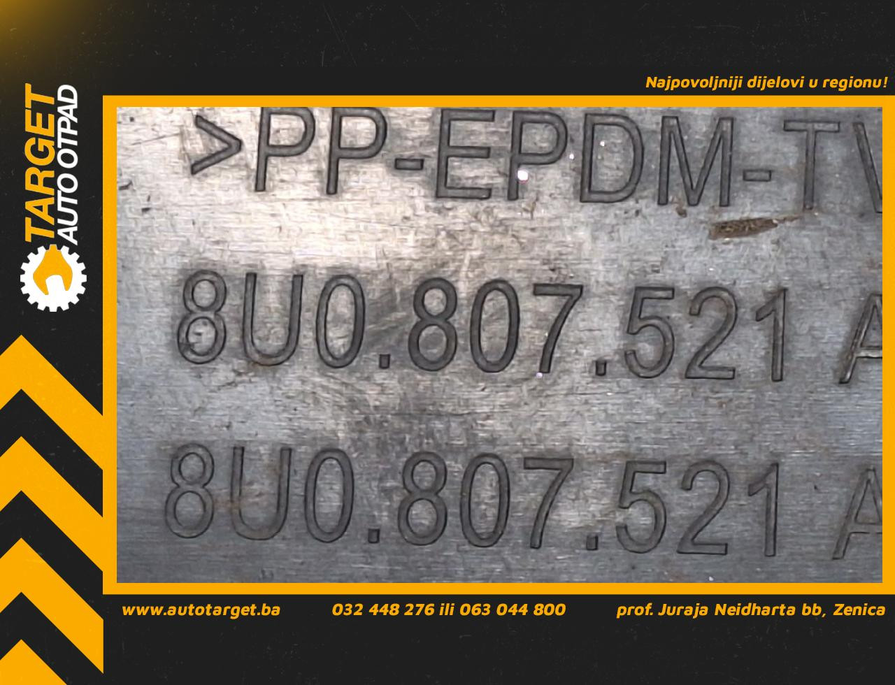 DIJELOVI SPOJLER AUDI Q3 > 15-18 8U0807521AG
