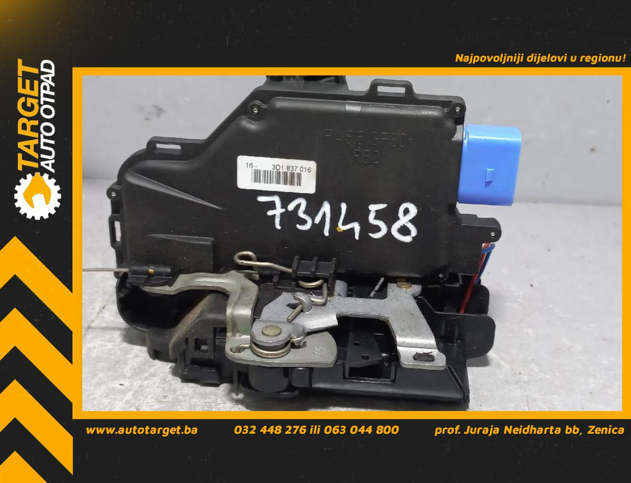 DIJELOVI BRAVA VRATA VW TOURAN > 03-06 3D1837016