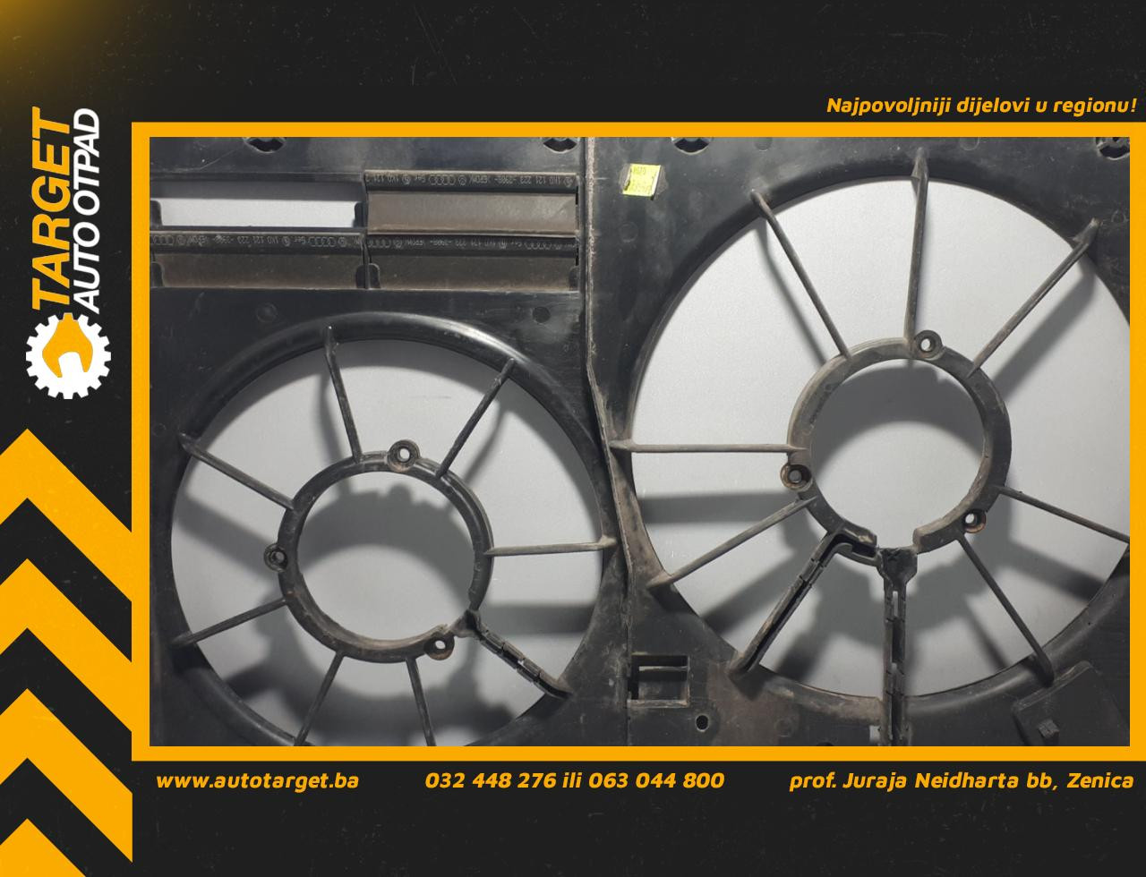 DIJELOVI NOSAC VENTILATORA VW CADDY > 03-10