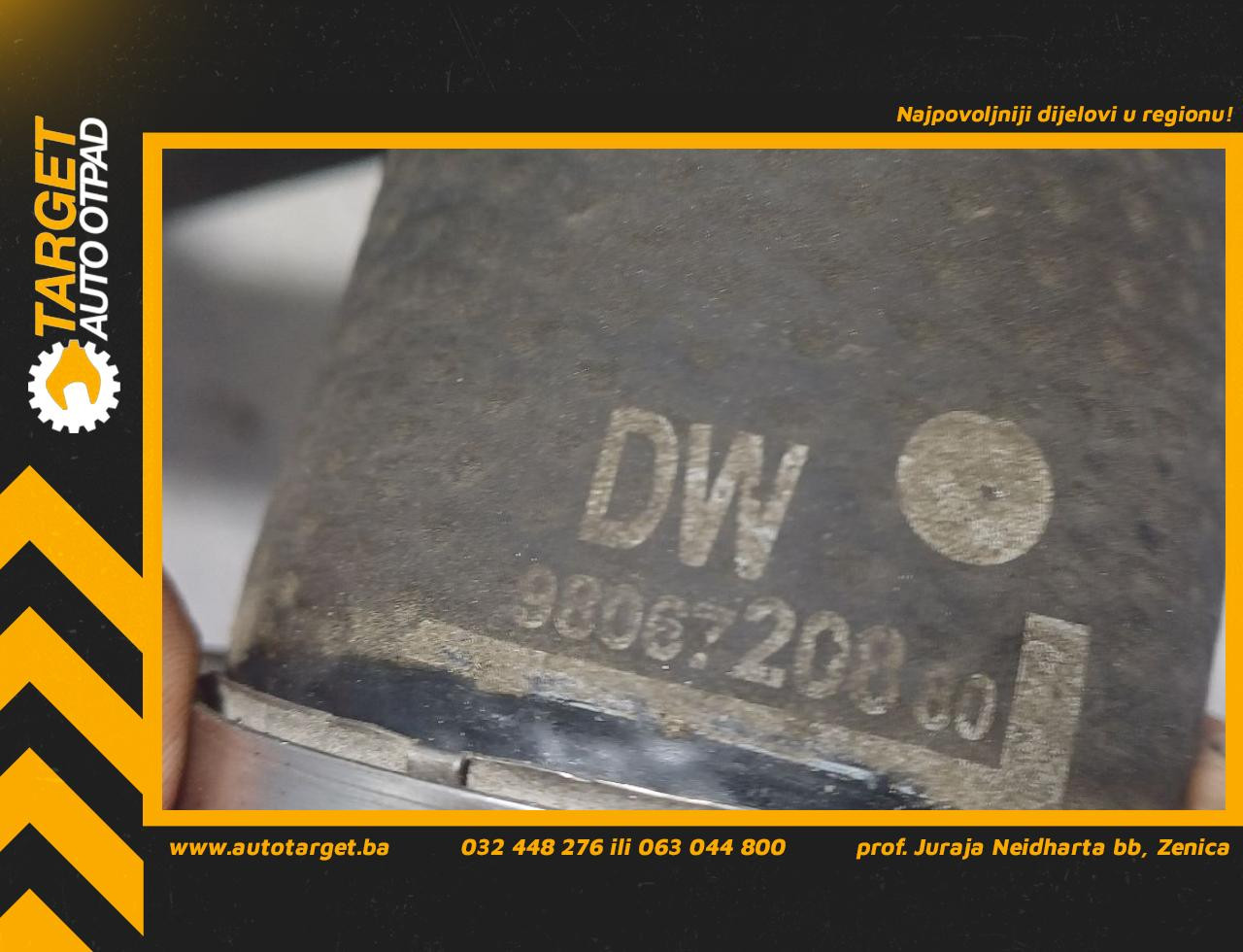 DIJELOVI CRIJEVO PEUGEOT EXPERT/TRAVELLER > 16- 2.0 9806720880