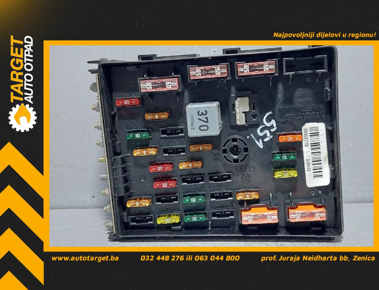 ELEKTRONIKA KUTIJA OSIGURACA VW PASSAT B6 > 05-10 3C093
