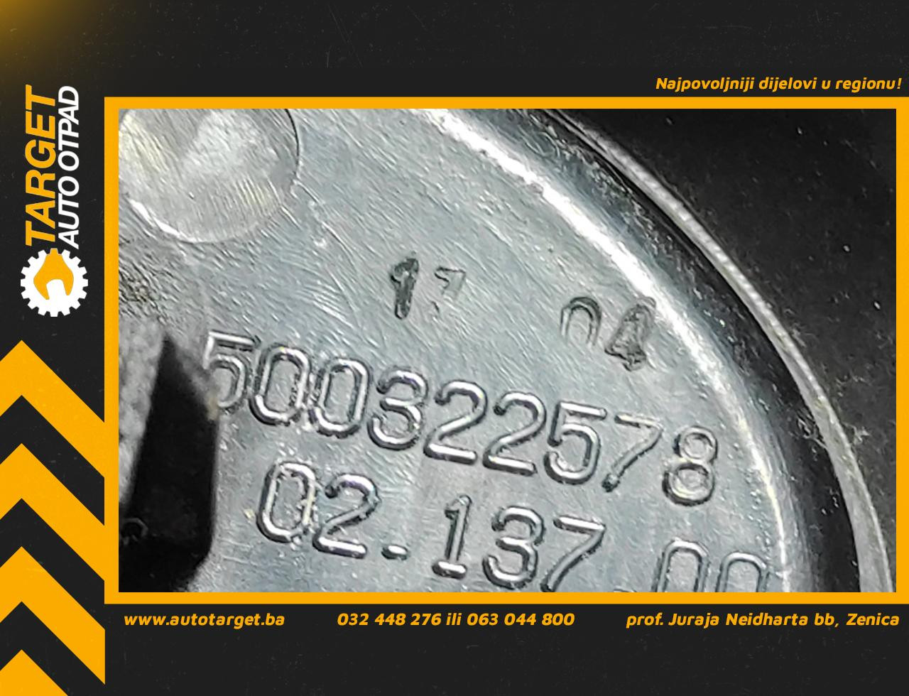 DIJELOVI ZMIGAVAC IVECO DAILY > 00-06 2.8 500322578