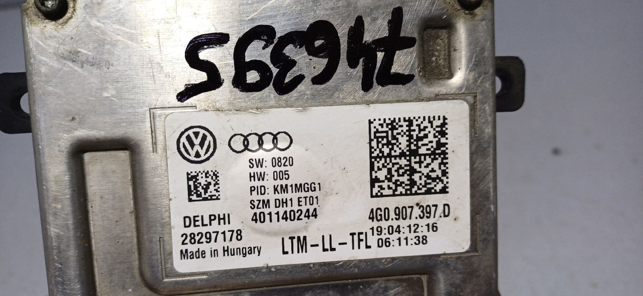 BALAST FARA AUDI A4 (B8) > 12-15 4G0907397D