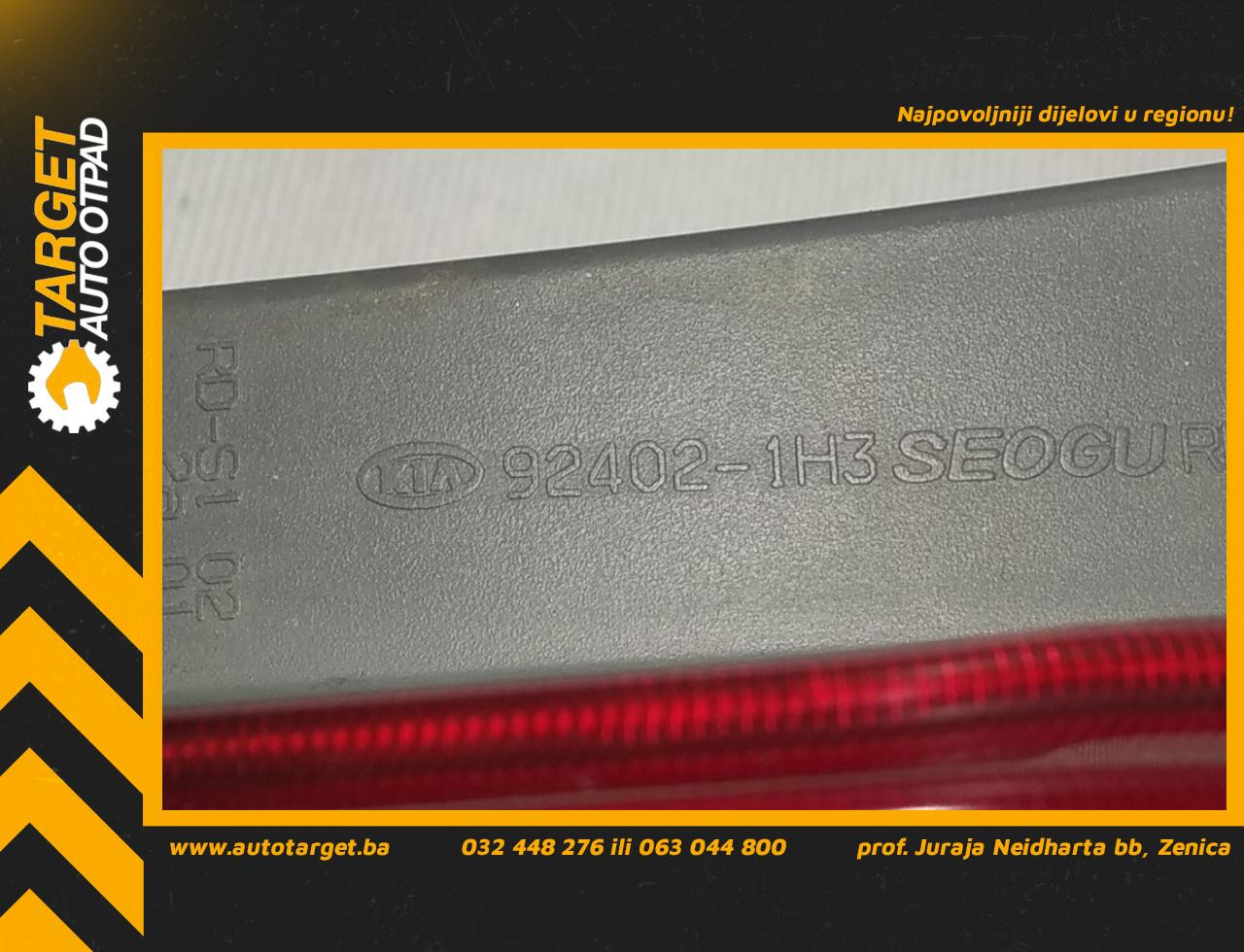 DIJELOVI STOP SVJETLO KIA CEED > 06-09 924021H3