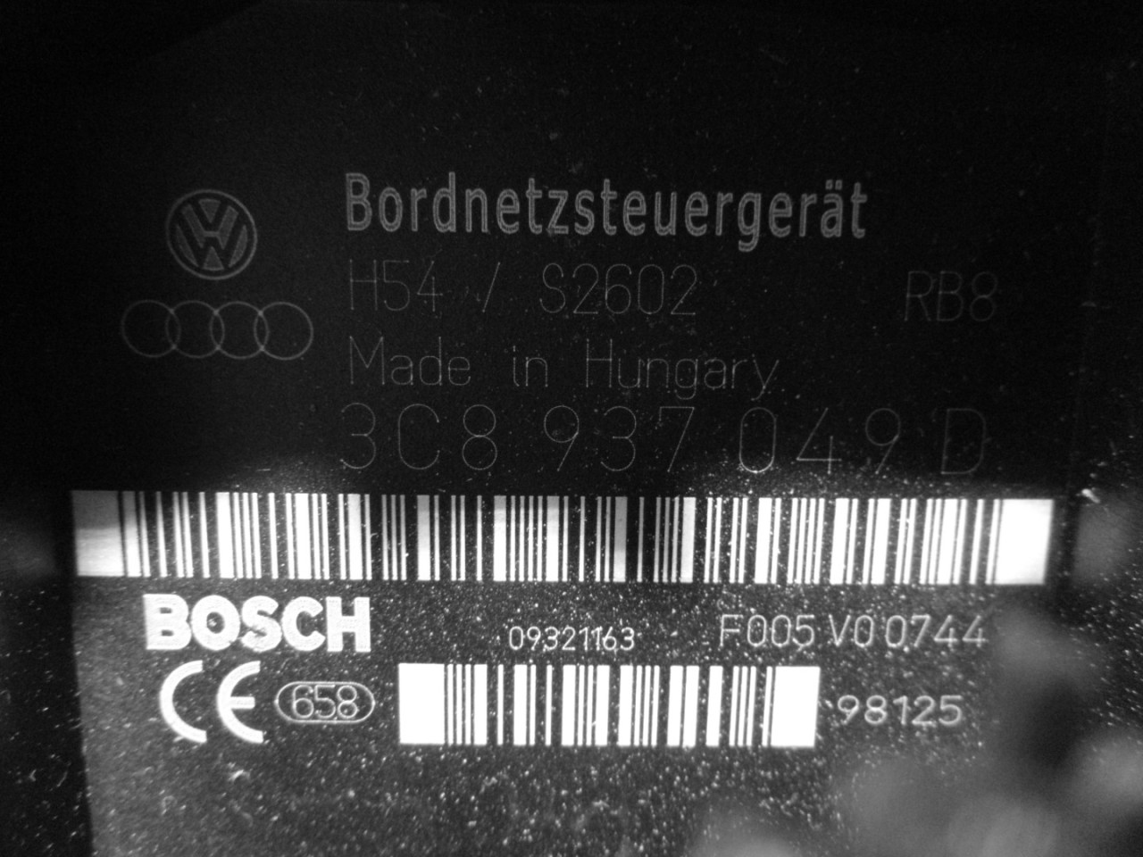 ELEKTRONIKA MODUL VW PASSAT B6 > 05-10 3C8937049D