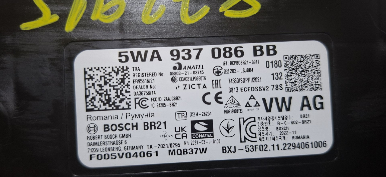 DIJELOVI BCM ELEKTRONIKA SKODA OCTAVIA > 19- 2.0 5WA937086BB