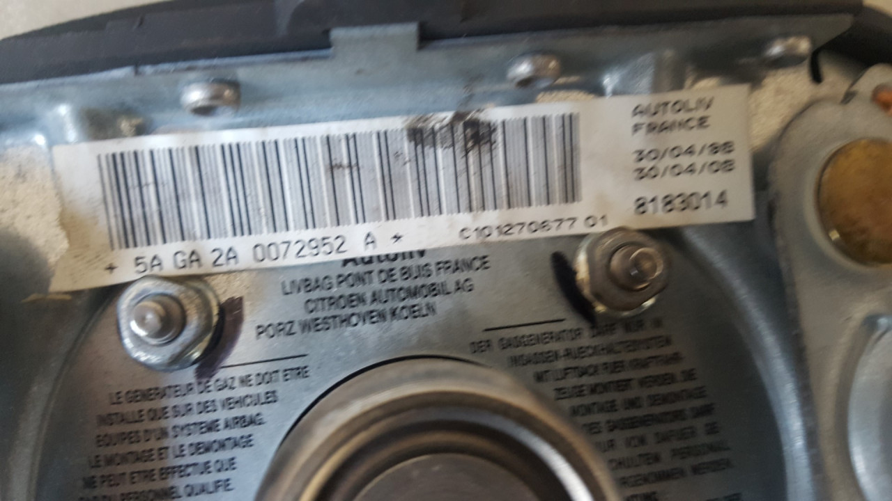 AIRBAG VOLANA CITROEN XANTIA > 93-98 C10127067701