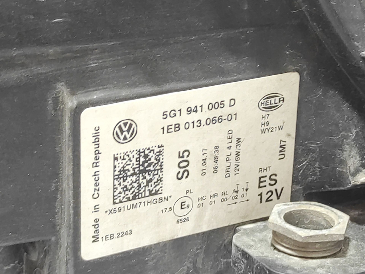 FAR OSTECEN VW GOLF 7 FACELIFT > 16-  5G1941005D