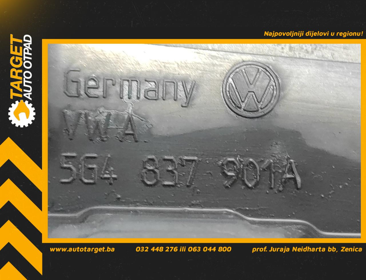 DIJELOVI LAJSNA VW GOLF 7 > 12-16 5G4837901A