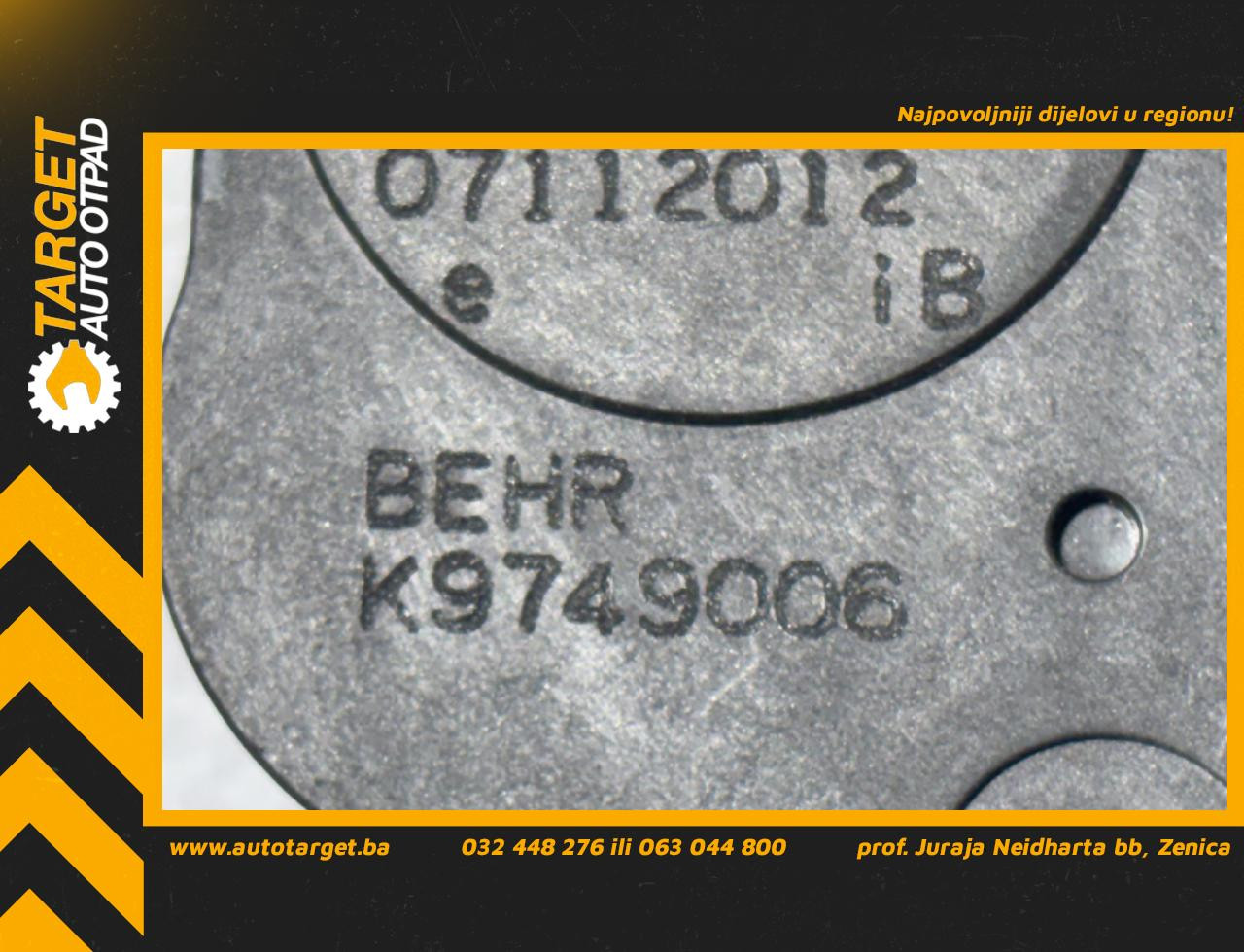 MOTORIC KLAPNE BMW SERIJA 5 (F10/F11) M-TECH > 10-13 9749006