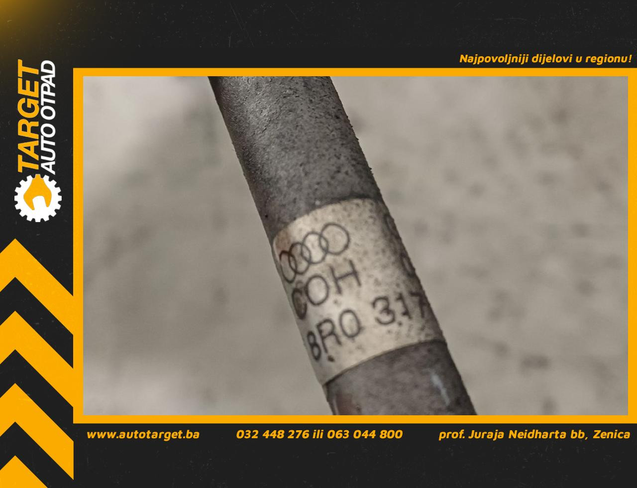 DIJELOVI CRIJEVO AUDI Q5 > 08-11 2.0 8R0317818AK