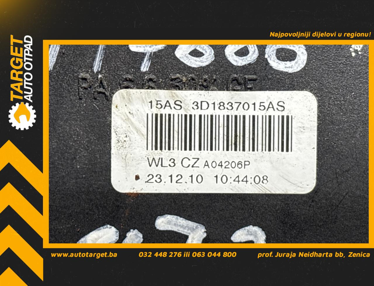 DIJELOVI BRAVA VRATA VW CADDY > 10-15 1.6 3D1837015A