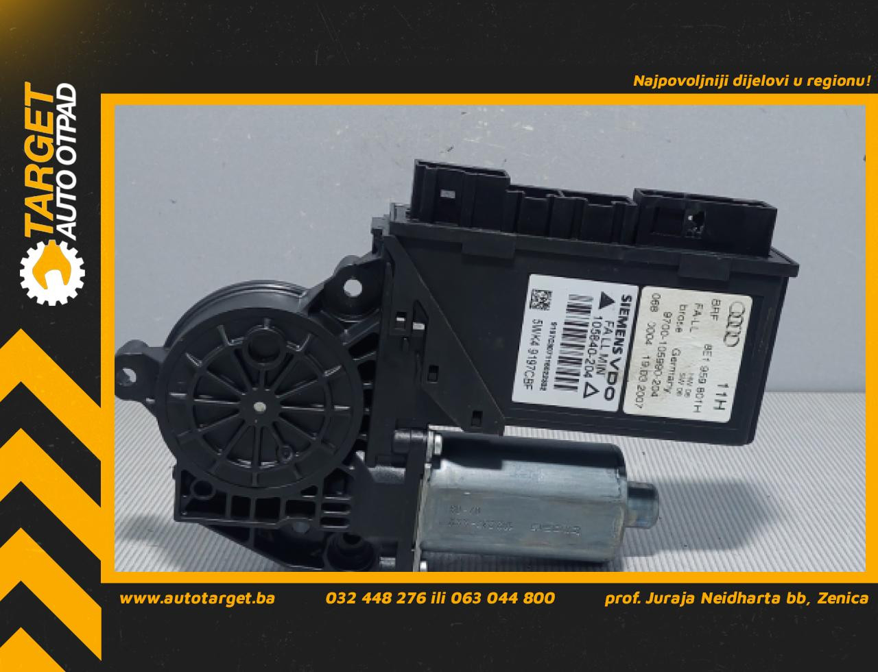 MOTORIC PODIZACA STAKLA AUDI A4 (B7) > 04-07 8E1959801H