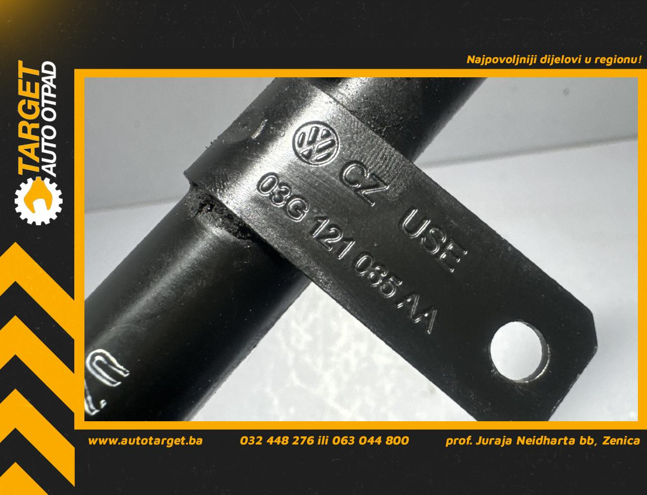 DIJELOVI CRIJEVO VW CADDY > 03-10 1.9 03G121065AA