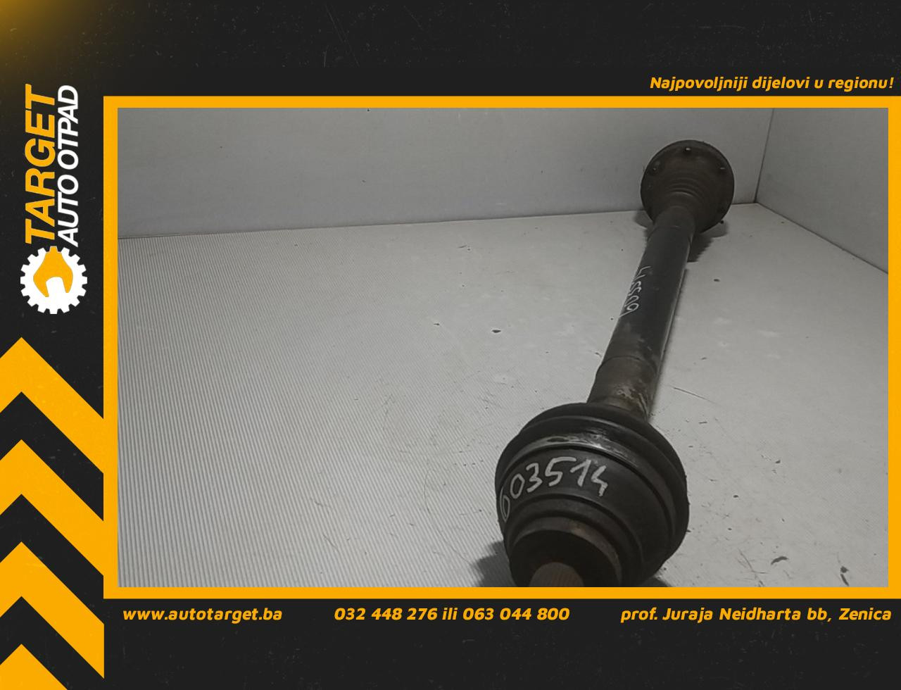 DIJELOVI POLUOSOVINA VW GOLF 6 > 08-12 1.6 1K0407271