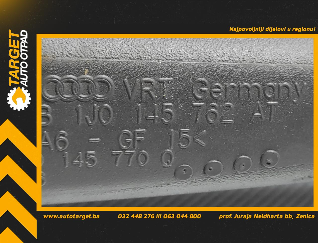 DIJELOVI CRIJEVO INTERKULERA VW GOLF 4 > 97-03 1J0145762AT