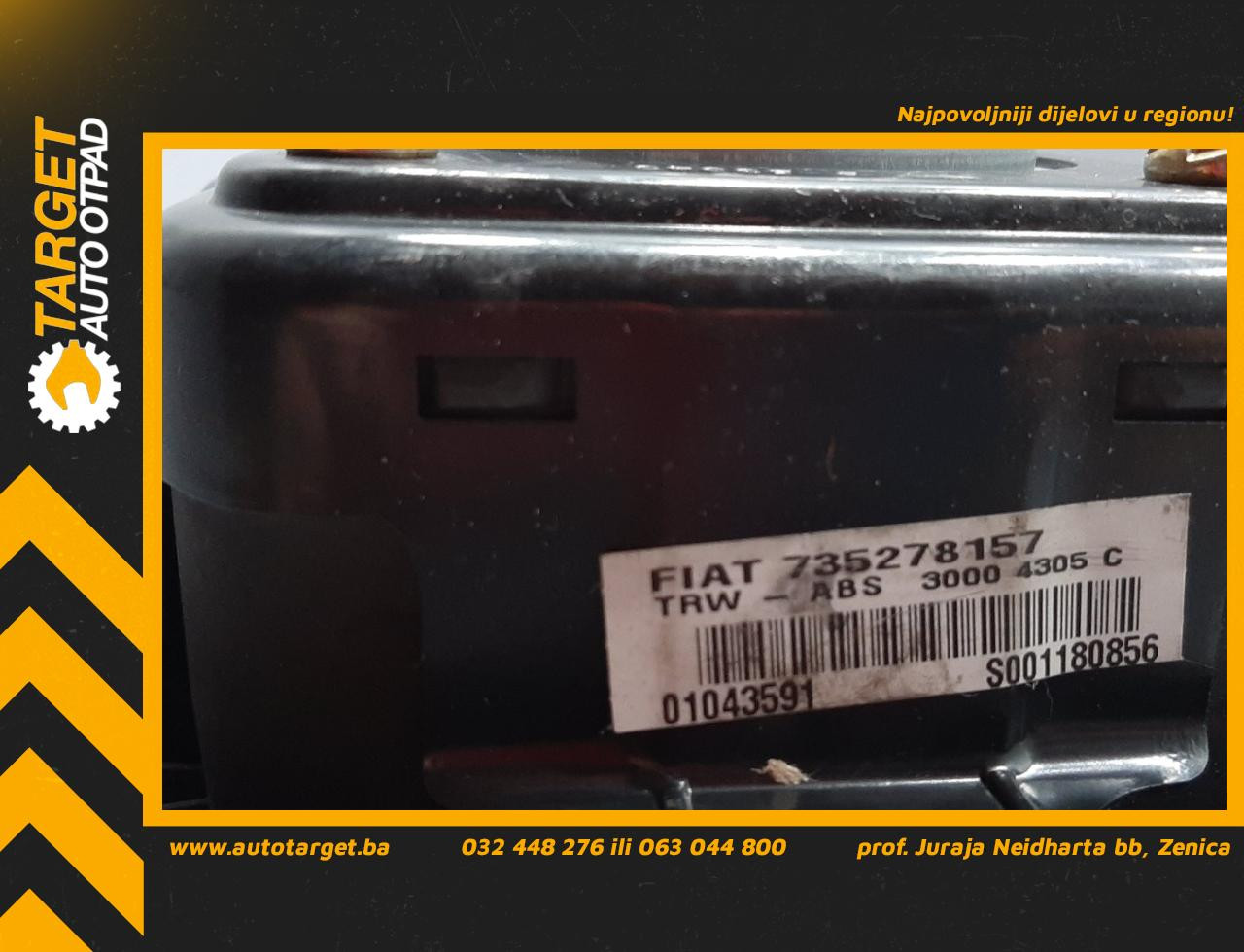 DIJELOVI AIRBAG VOLANA FIAT PUNTO > 99-03 735278157
