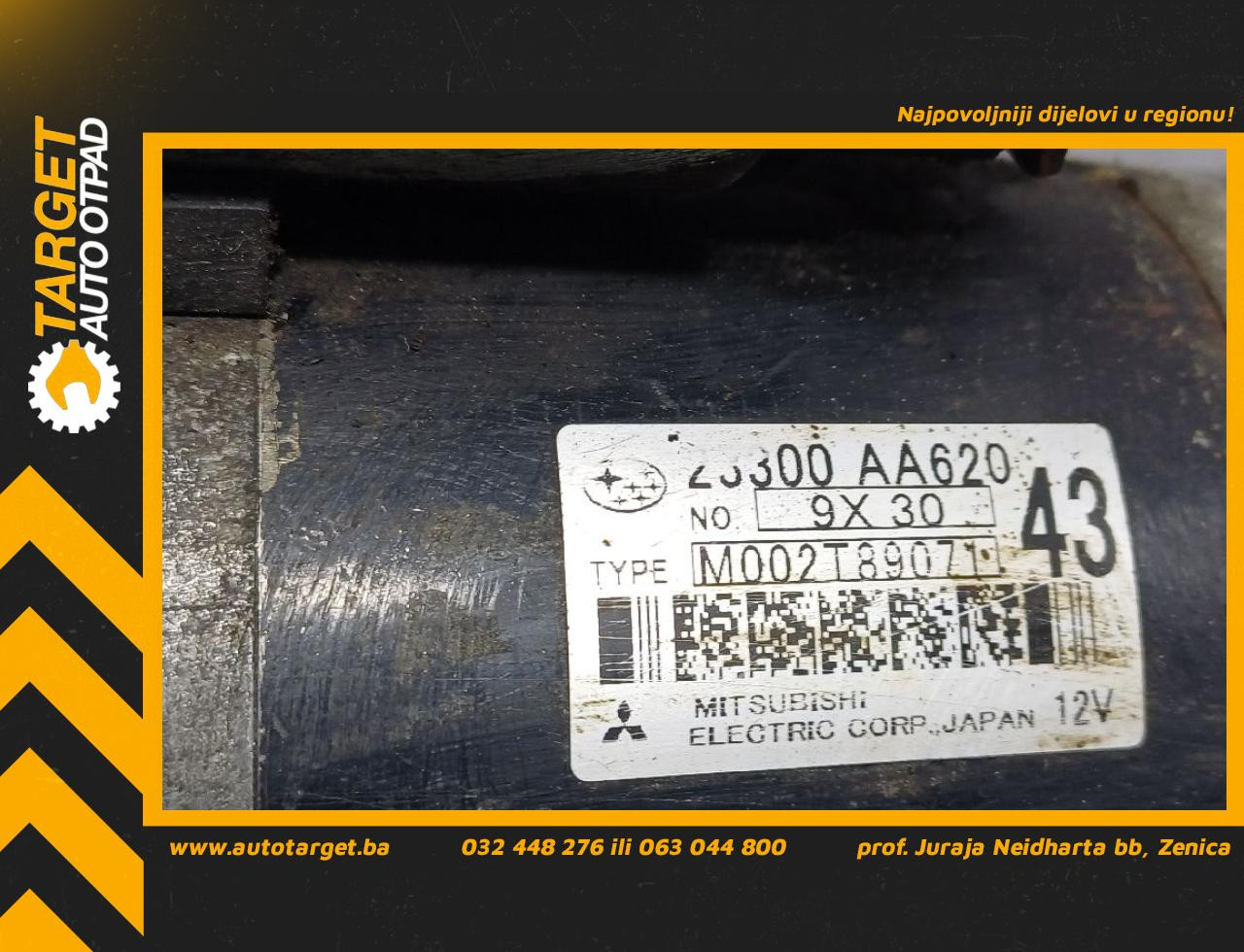 DIJELOVI ALNASER SUBARU LEGACY > 10-14 2.0 23300AA620
