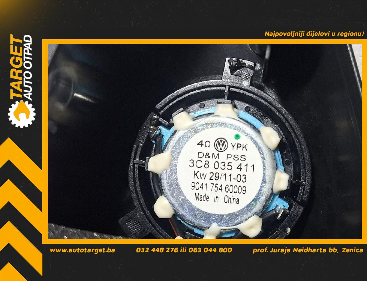 DIJELOVI ZVUCNIK VW PASSAT CC > 08-11 1.6 3C8035411