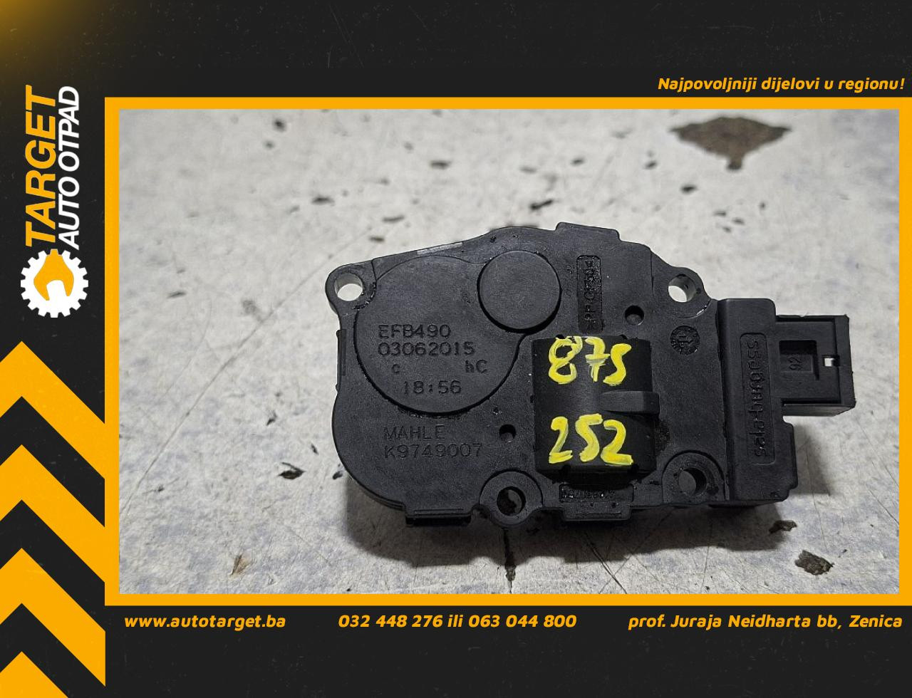 DIJELOVI MOTORIC KLAPNE AUDI Q5 > 12-16 2.0 EFB490