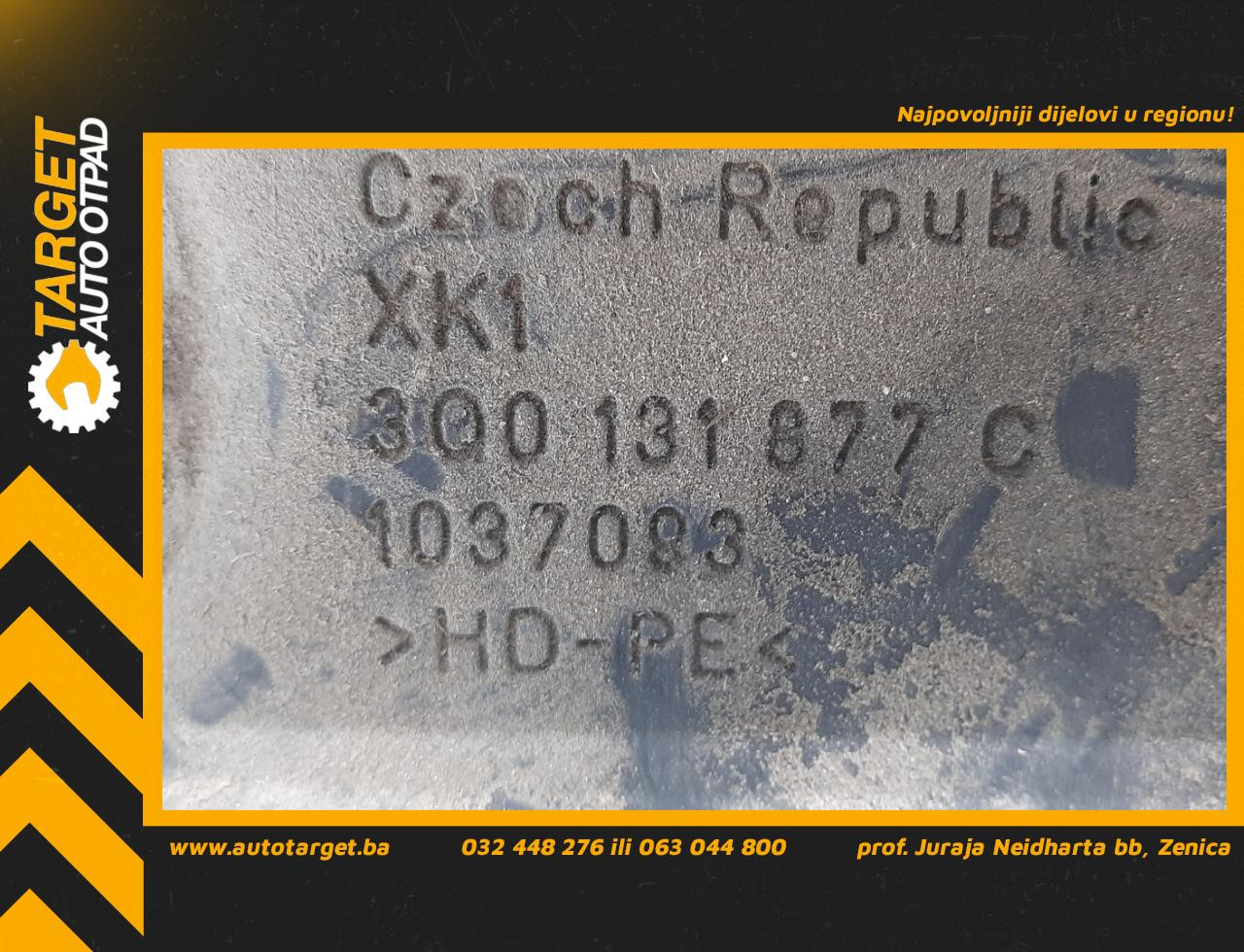 DIJELOVI BOCA ADITIVA VW PASSAT B8 > 14-19 3Q0131877C