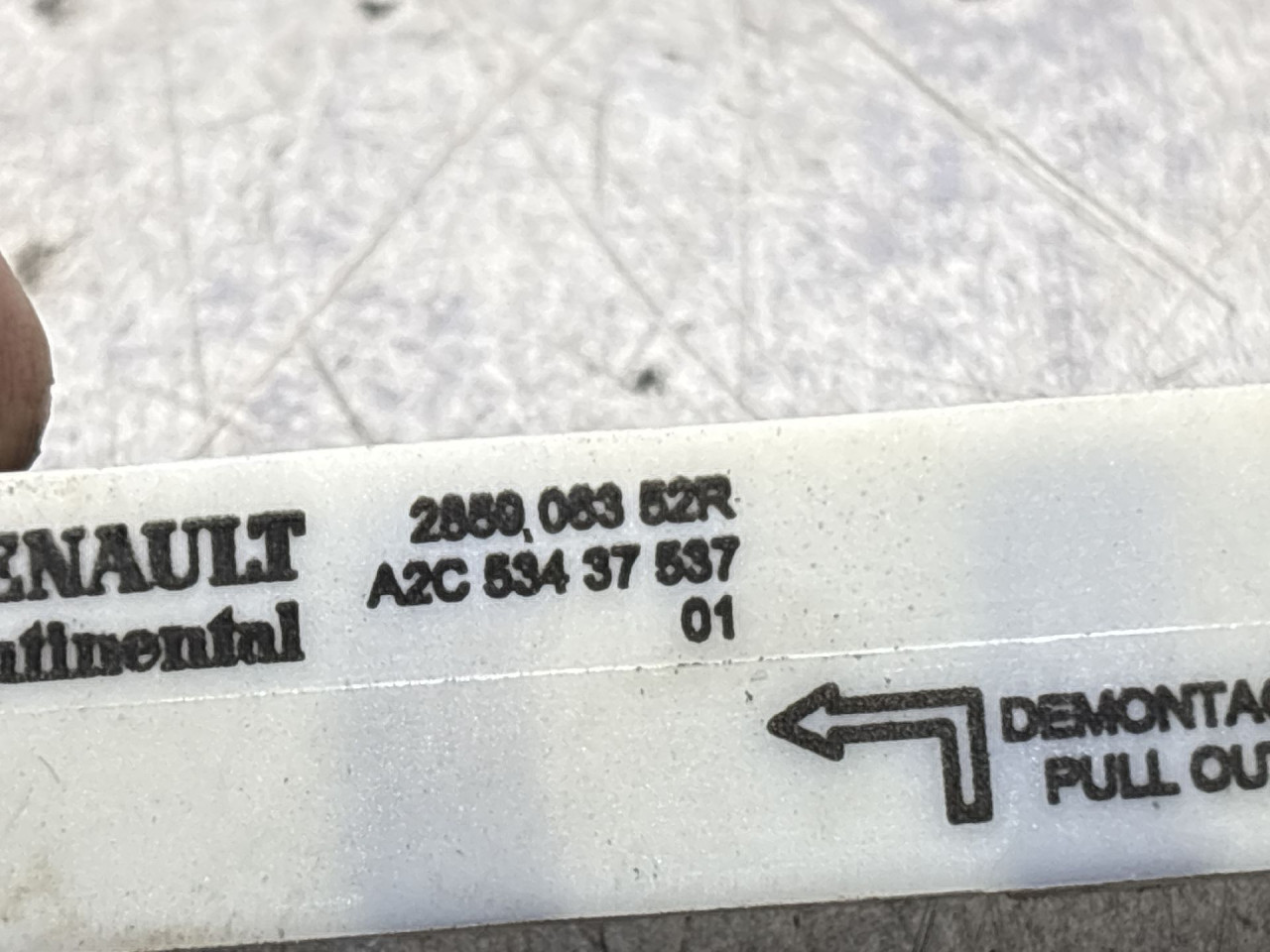 DIJELOVI ANTENA RENAULT MEGANE > 16-20 285906352R