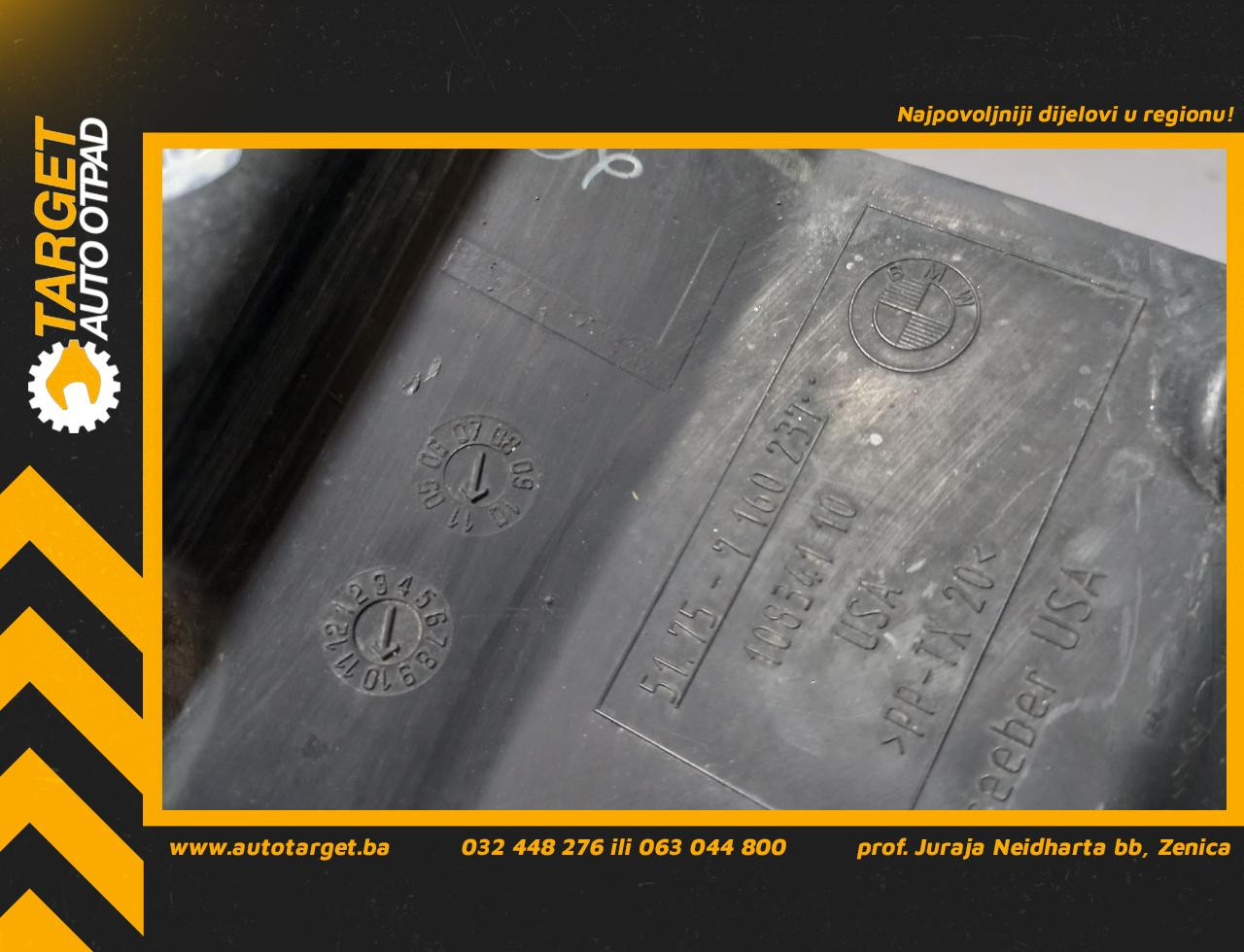 DIJELOVI POKLOPAC BMW X5 (E70N) > 10-13 3.0 7160237