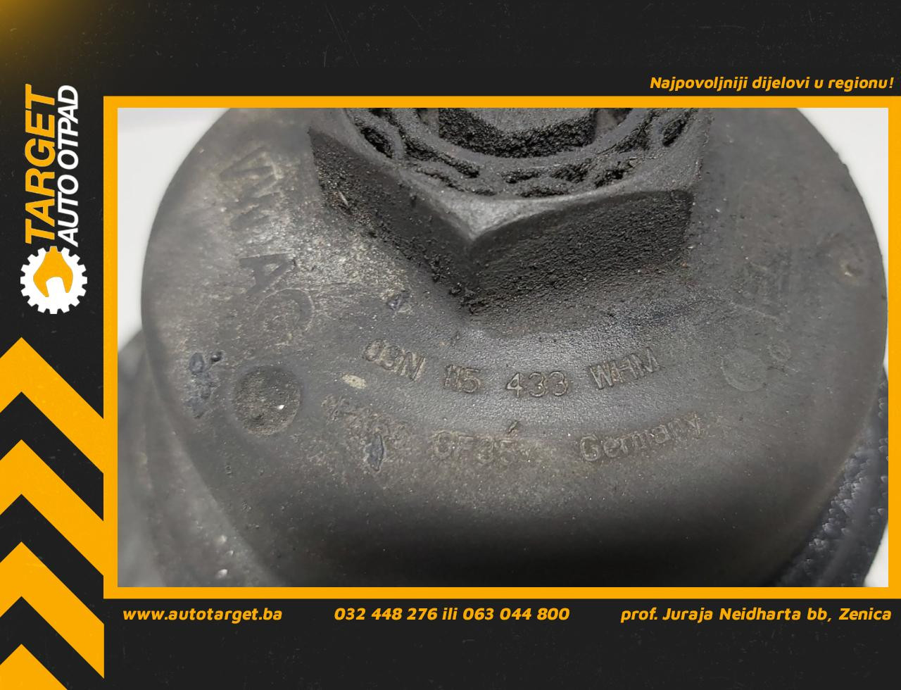 DIJELOVI KUCISTE FILTERA ULJA VW GOLF 7 > 12-16 2.0 03N115433