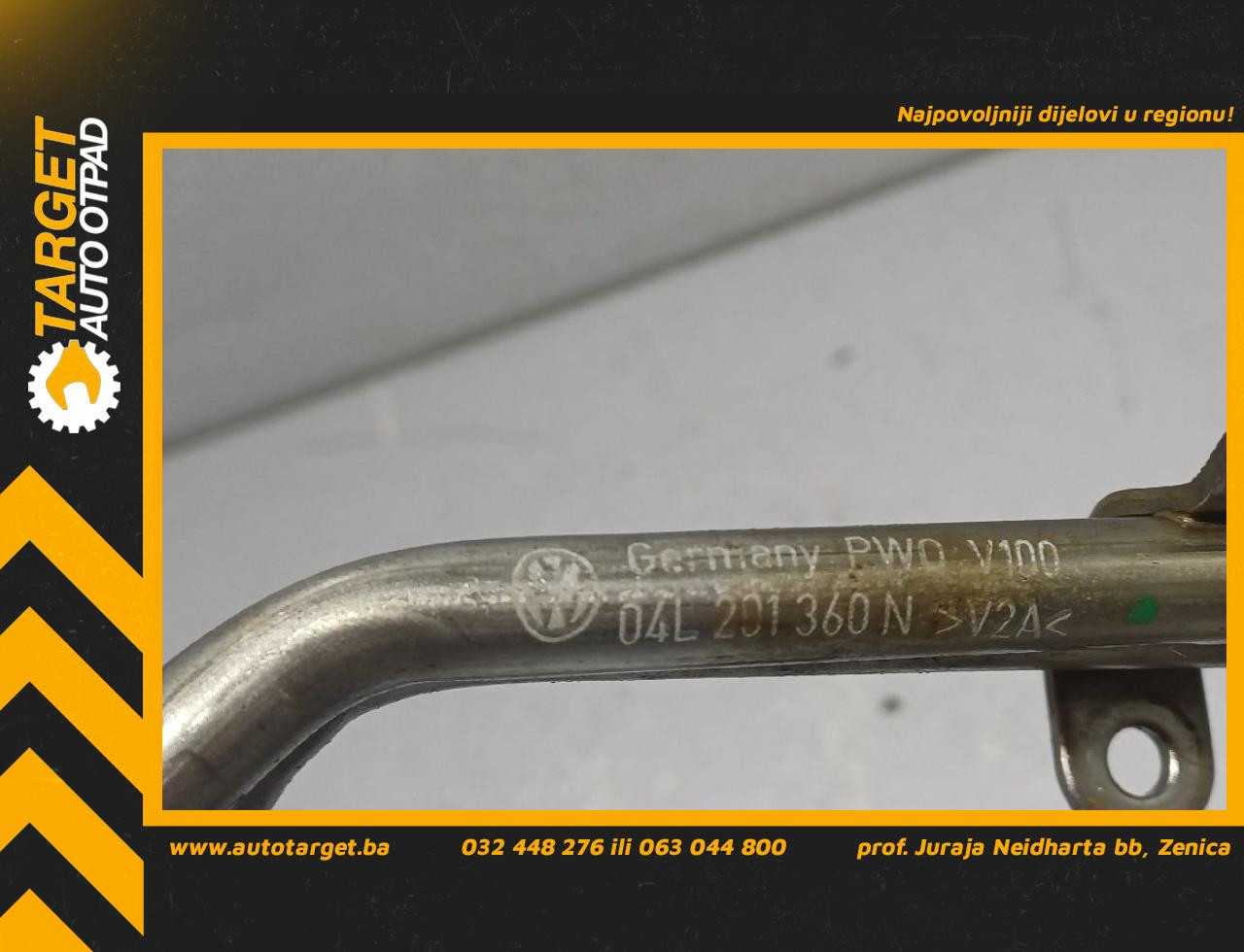 DIJELOVI CRIJEVO AUDI A6 4G > 14-18 2.0 04L201360N