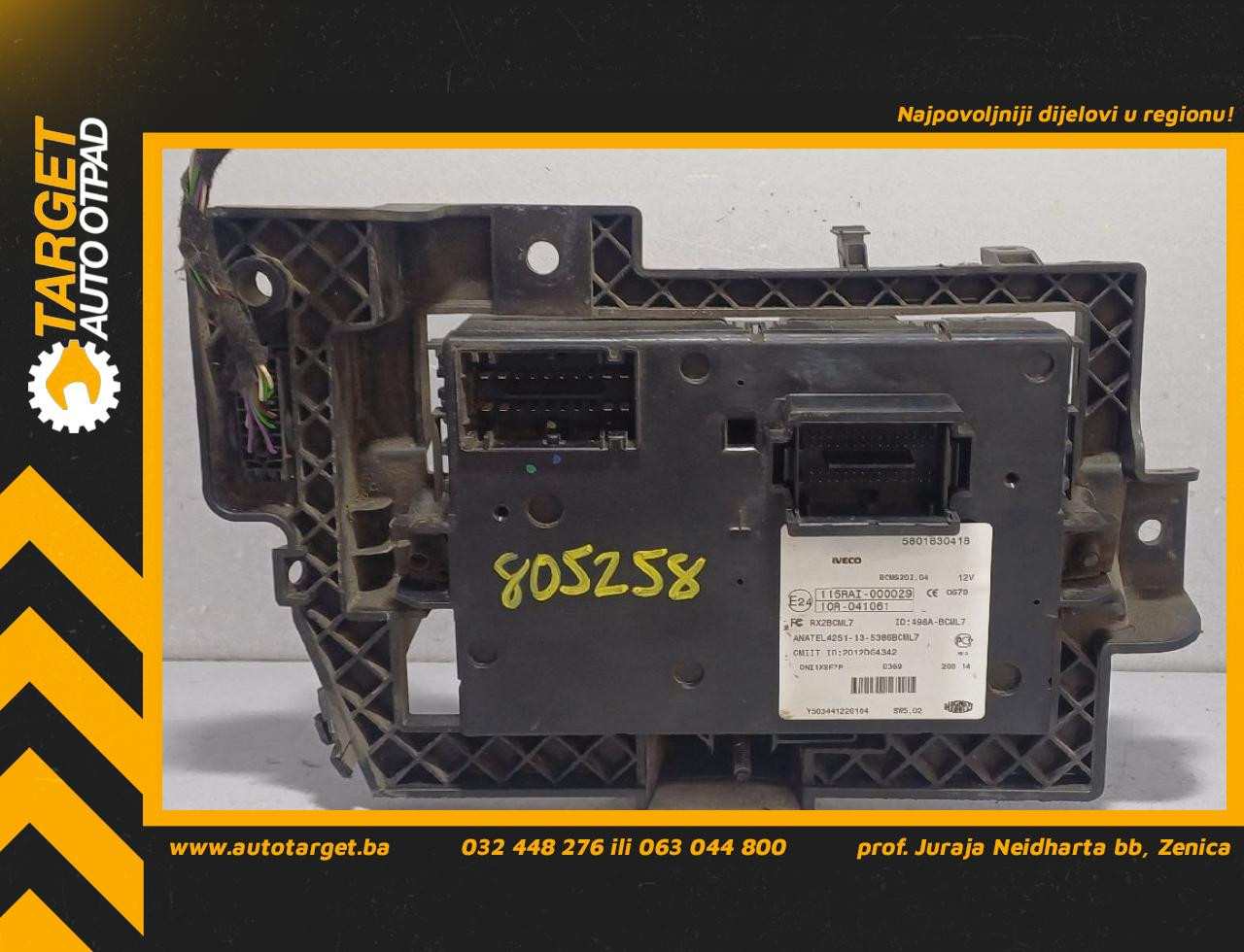 BCM ELEKTRONIKA IVECO DAILY > 14- 5801830418