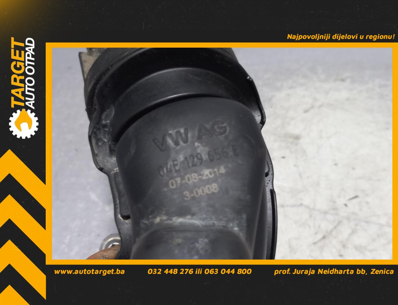 DIJELOVI CRIJEVO VW GOLF 7 > 12-16 1.4 04E129656E