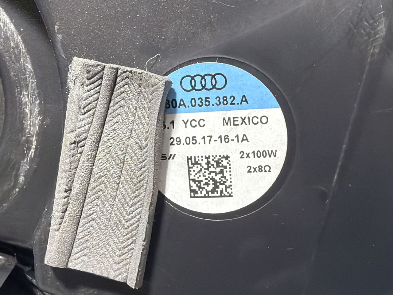 DIJELOVI POJACALO AUDI Q5 (FY) > 17 - 20  3.0 80A035382A