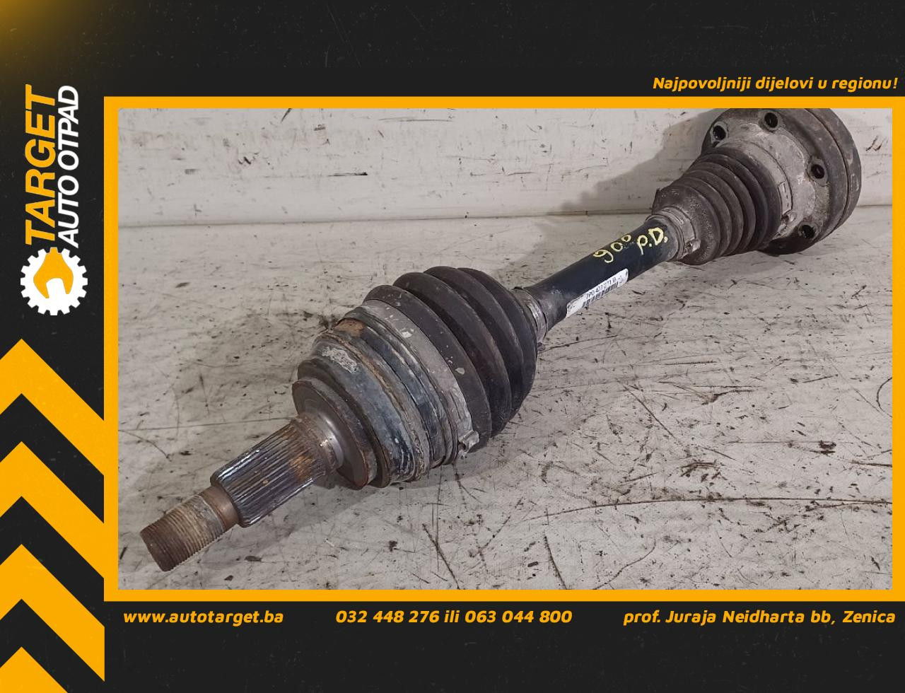 DIJELOVI POLUOSOVINA AUDI Q7 (4L) > 09-15 3.0 7P0407271B