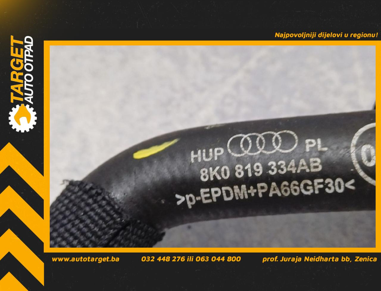DIJELOVI CRIJEVO AUDI A4 (B8) > 12-15 2.0 8K0819334AB