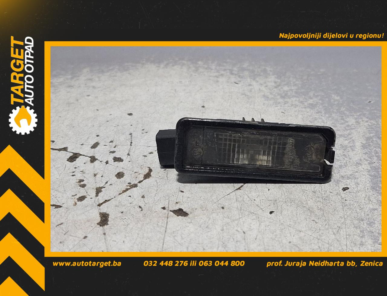 DIJELOVI RASVJETA TABLICA VW GOLF 6 > 08-12 1K8943021