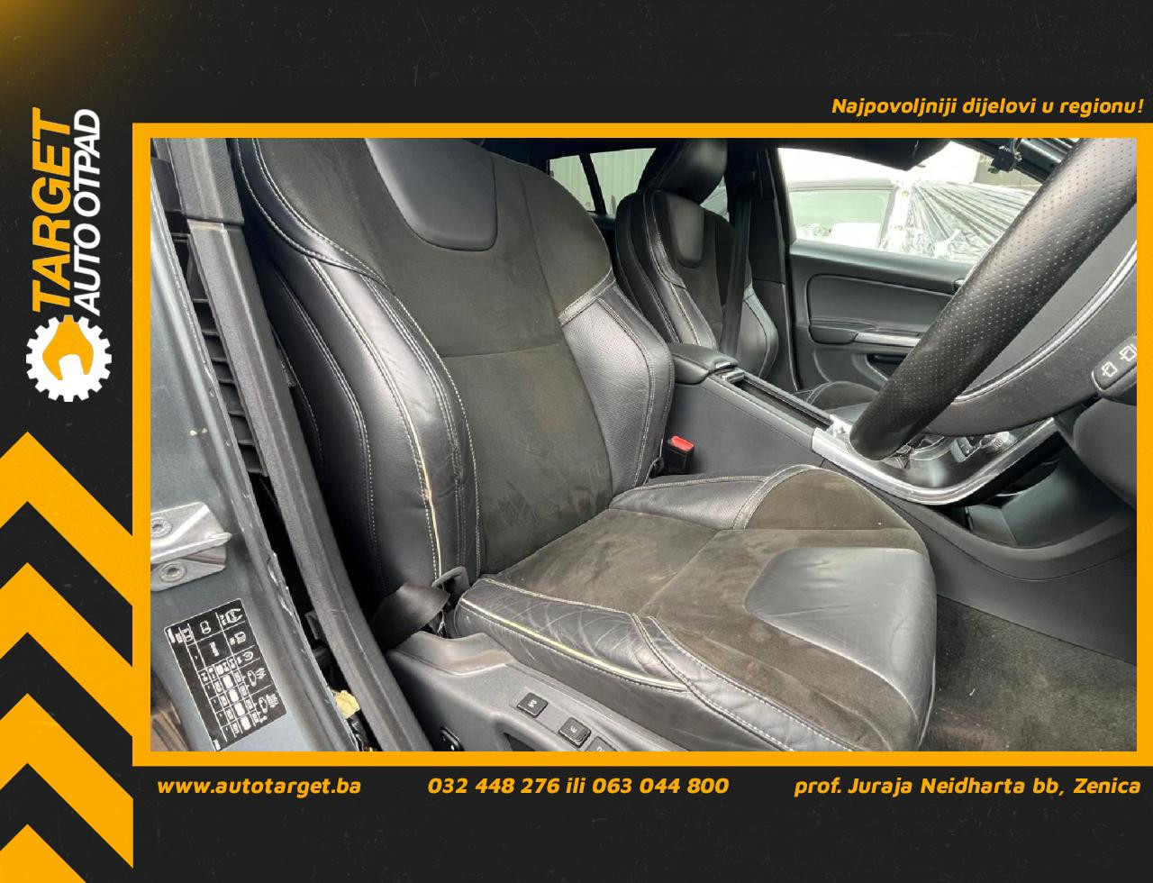 DIJELOVI SJEDISTA VOLVO S60/V60 > 14 - 19 2.0