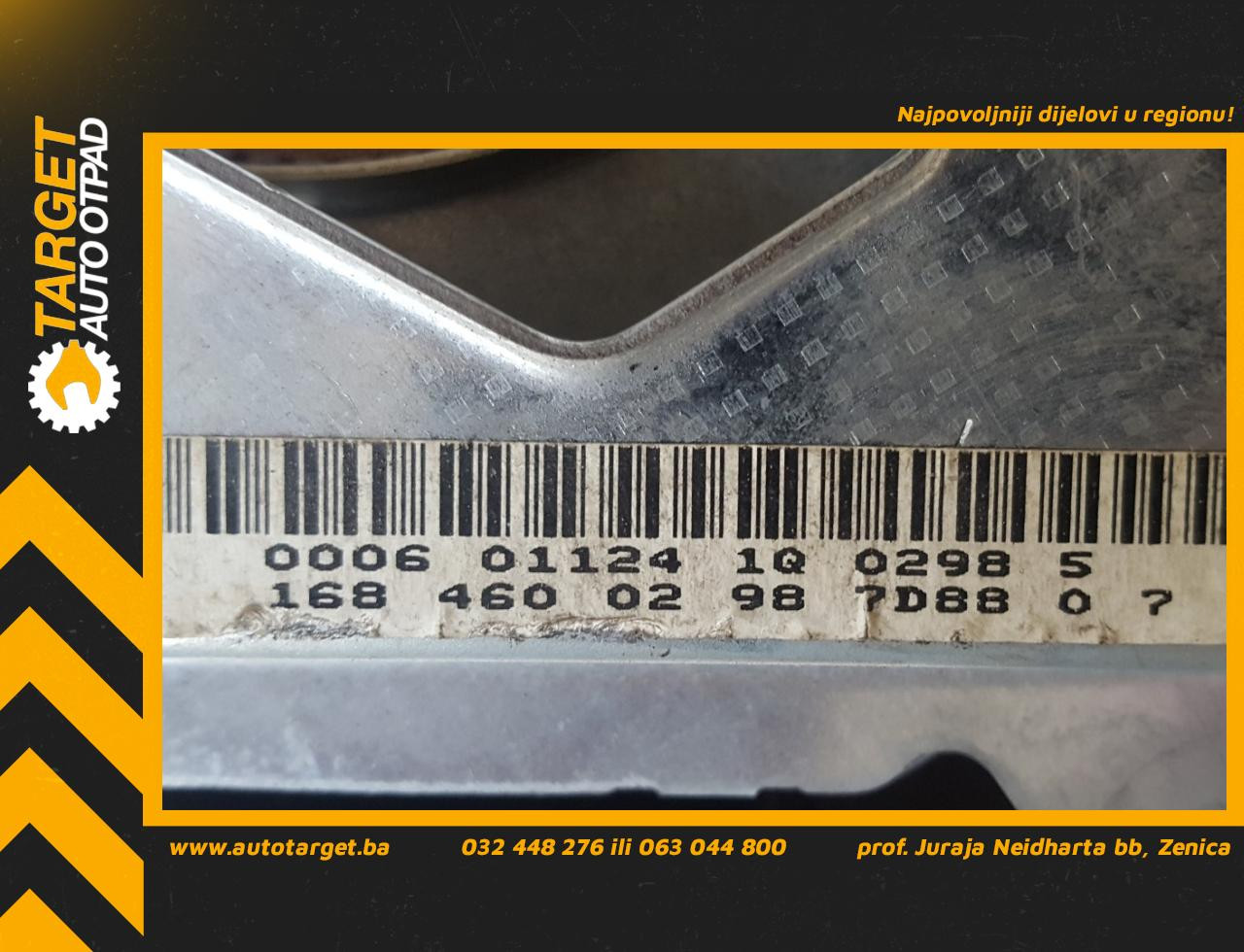 AIRBAG VOLANA MERCEDES A KLASA (W168) > 02-04 1684600298