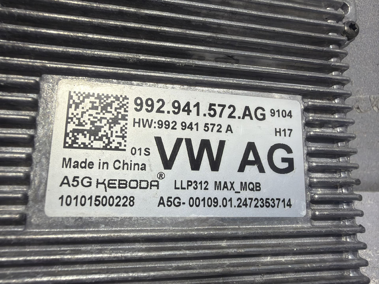 DIJELOVI BALAST FARA VW TIGUAN > 20- 992941572AG