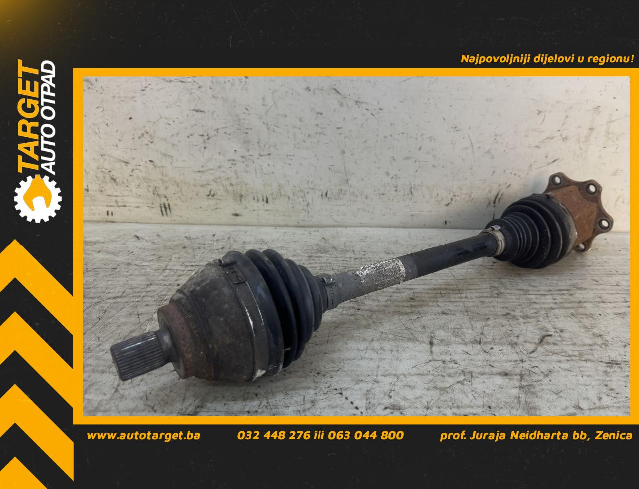 DIJELOVI POLUOSOVINA VW PASSAT B7 > 10-14 2.0 3AA407272D