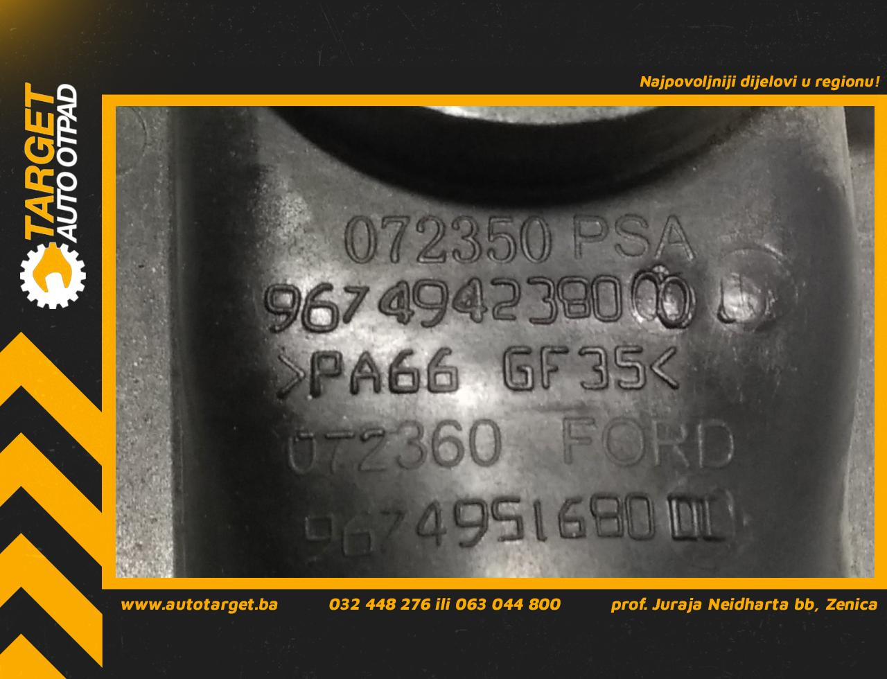 CRIJEVO INTERKULERA PEUGEOT PARTNER > 12-15 967494238000