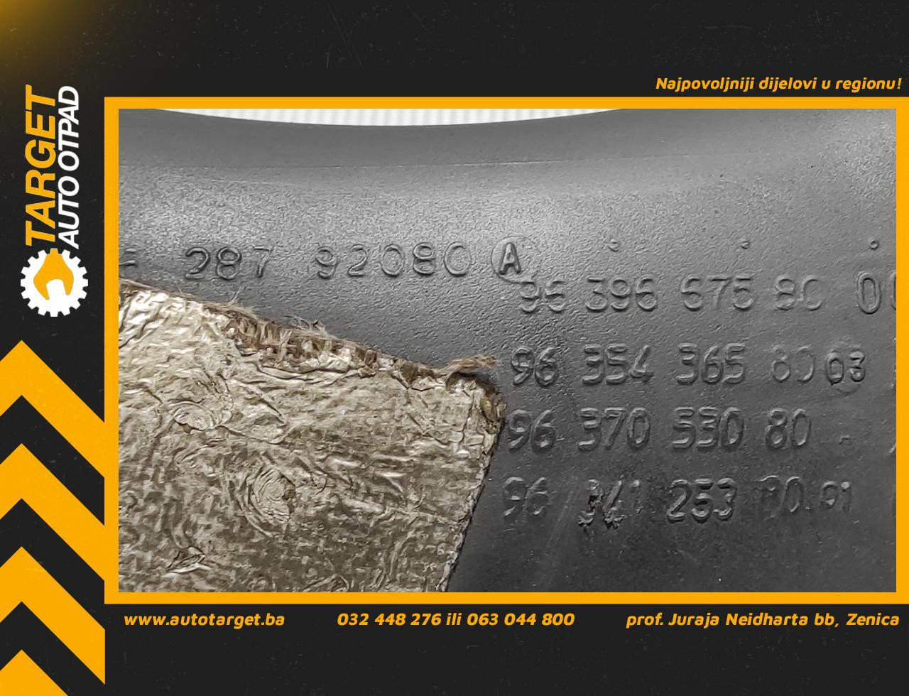DIJELOVI CRIJEVO INTERKULERA CITROEN C5 > 01-04 9628792080A