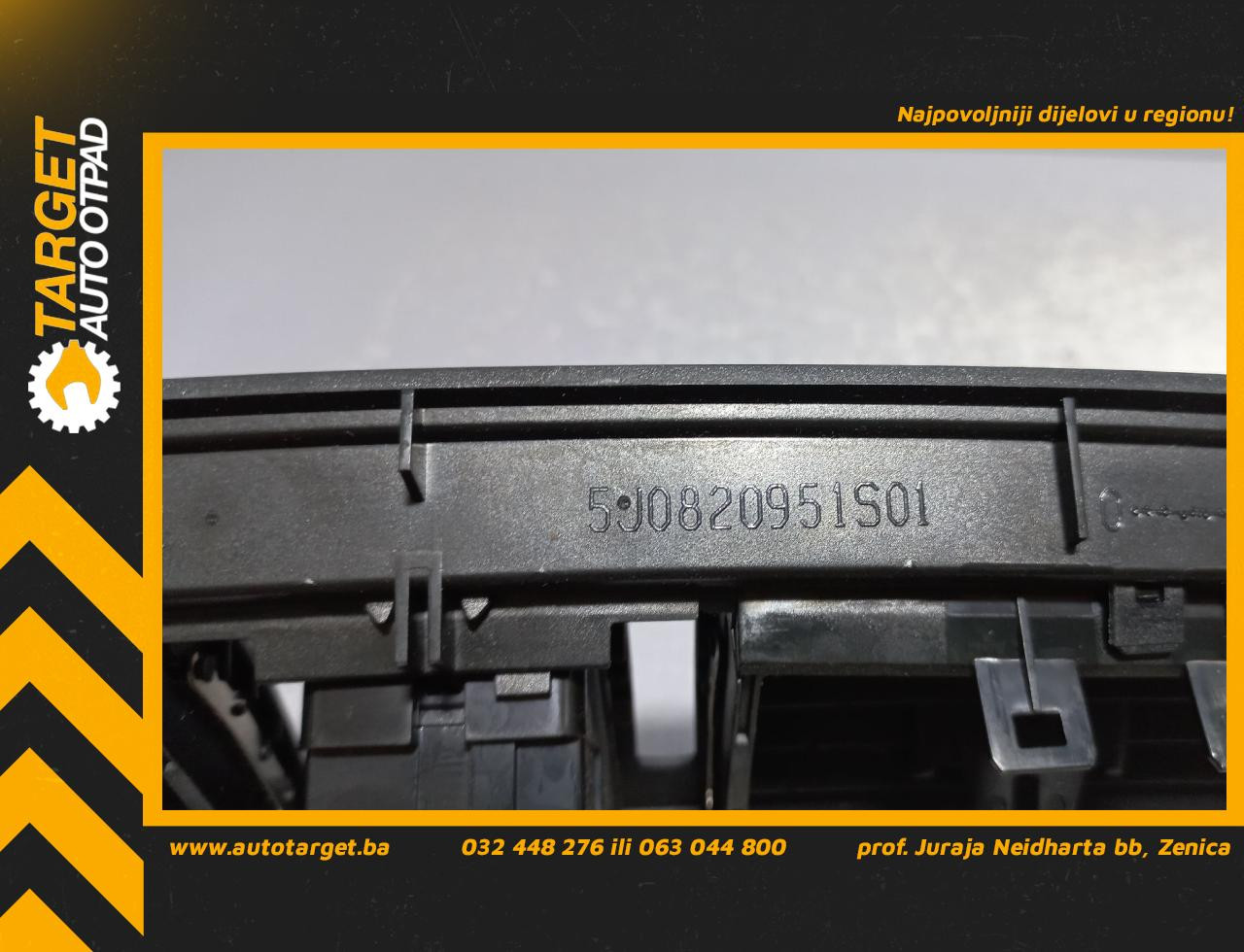 DIJELOVI PLASTIKA SKODA FABIA > 07-10 1.4 5J0820951